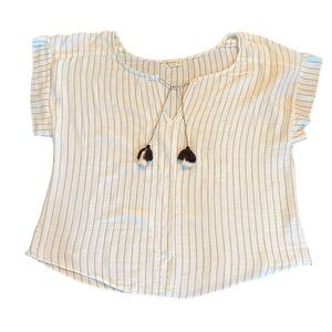 bohemian , boxy cut,Cotton blend  soft gauze like tunic/b…